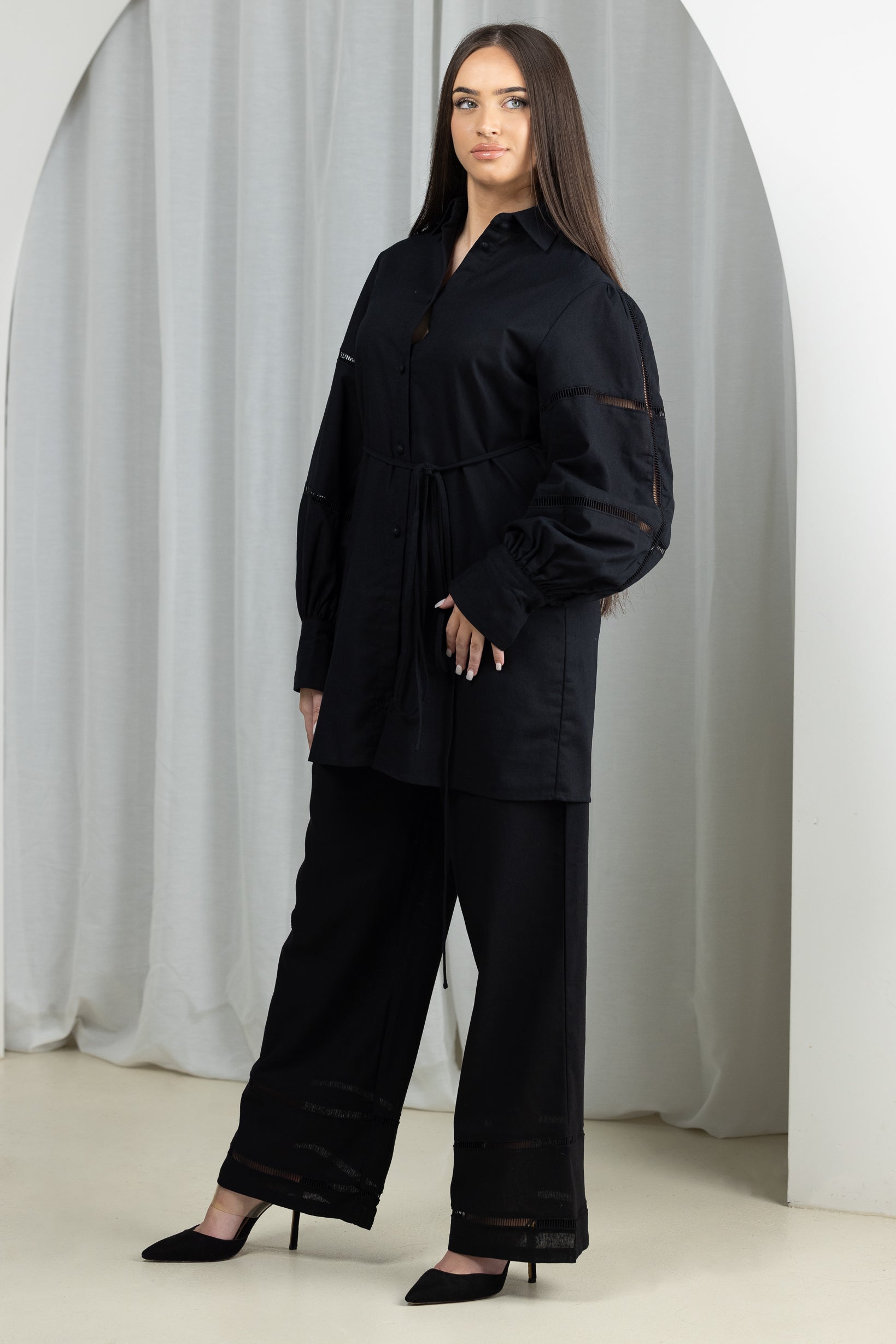 Diyana Edge Shirt for Women - Stylish & Comfortable Blouse for Casual Wear, Office & Date Night Outfits
