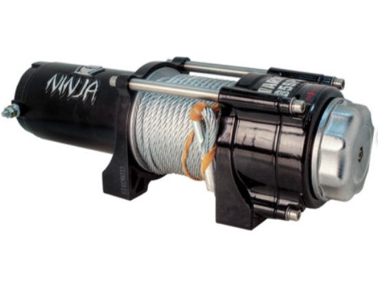 DK2 C3500N 3500 lbs Capacity Warrior Ninja Series Winch - Heavy Duty Off-Road Recovery, Towing, and Vehicle Rescue Winch for Trucks, Jeeps, ATVs, and SUVs