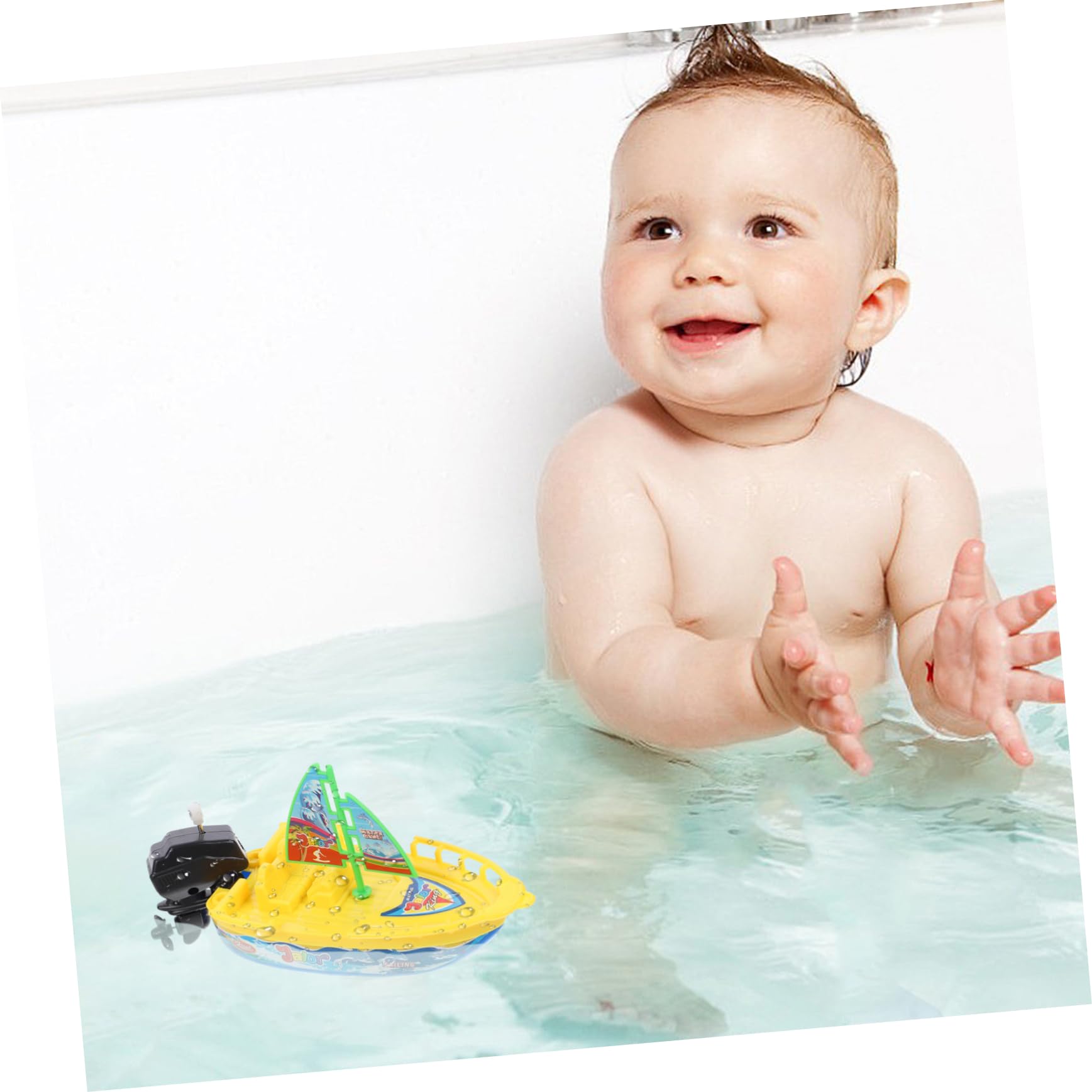 HAWILLOSCH 2-Piece Bath Toys Set - Wind-Up Swimming Water Toys for Kids Bathtub Fun | Perfect for Toddler Bath Time, Pool Parties & Sensory Play