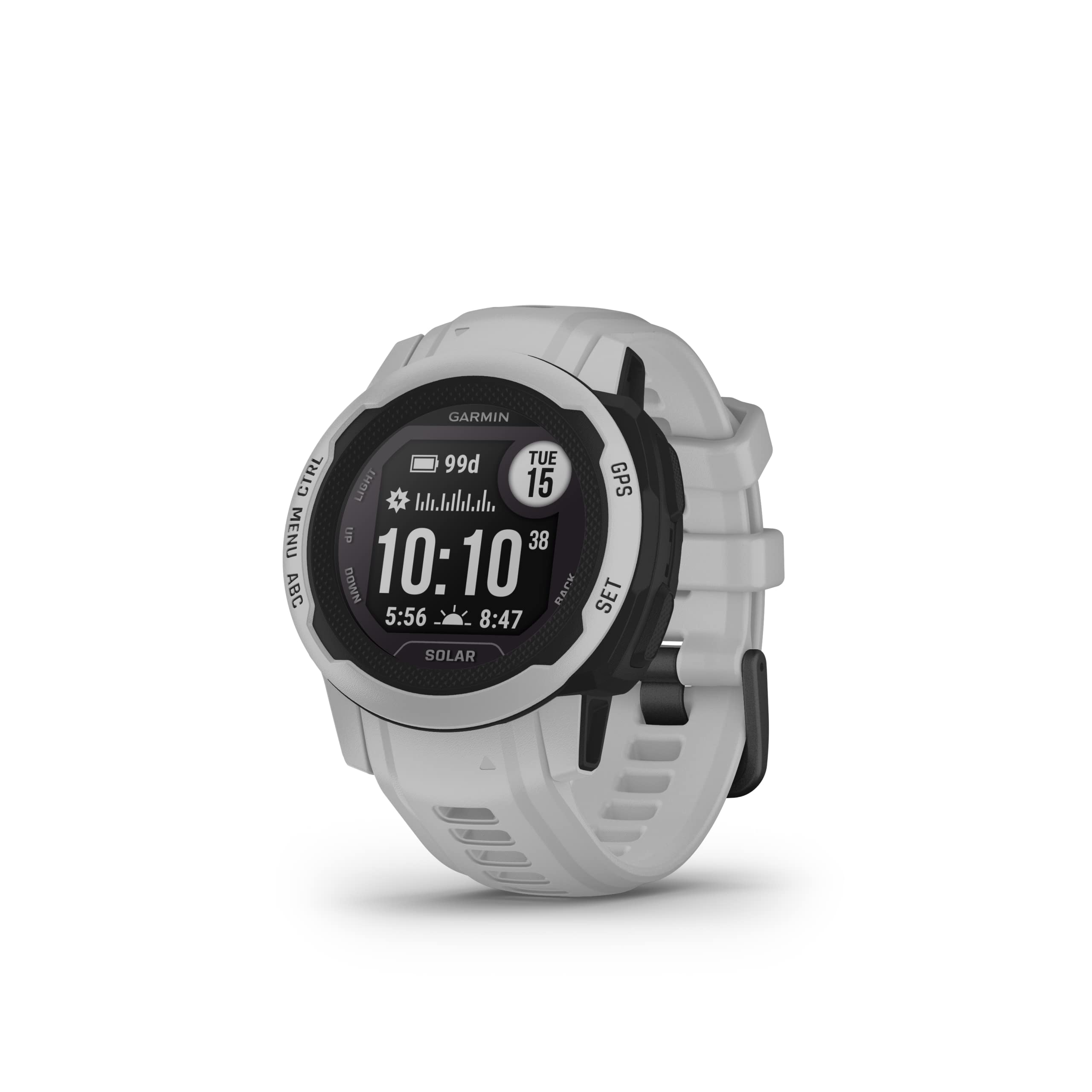 Garmin Instinct 2 Solar GPS Outdoor Smartwatch with Solar Charging, Multi-GNSS Support & Trackback Routing - Mist Gray (Renewed) - Perfect for Hiking, Camping & Outdoor Adventures