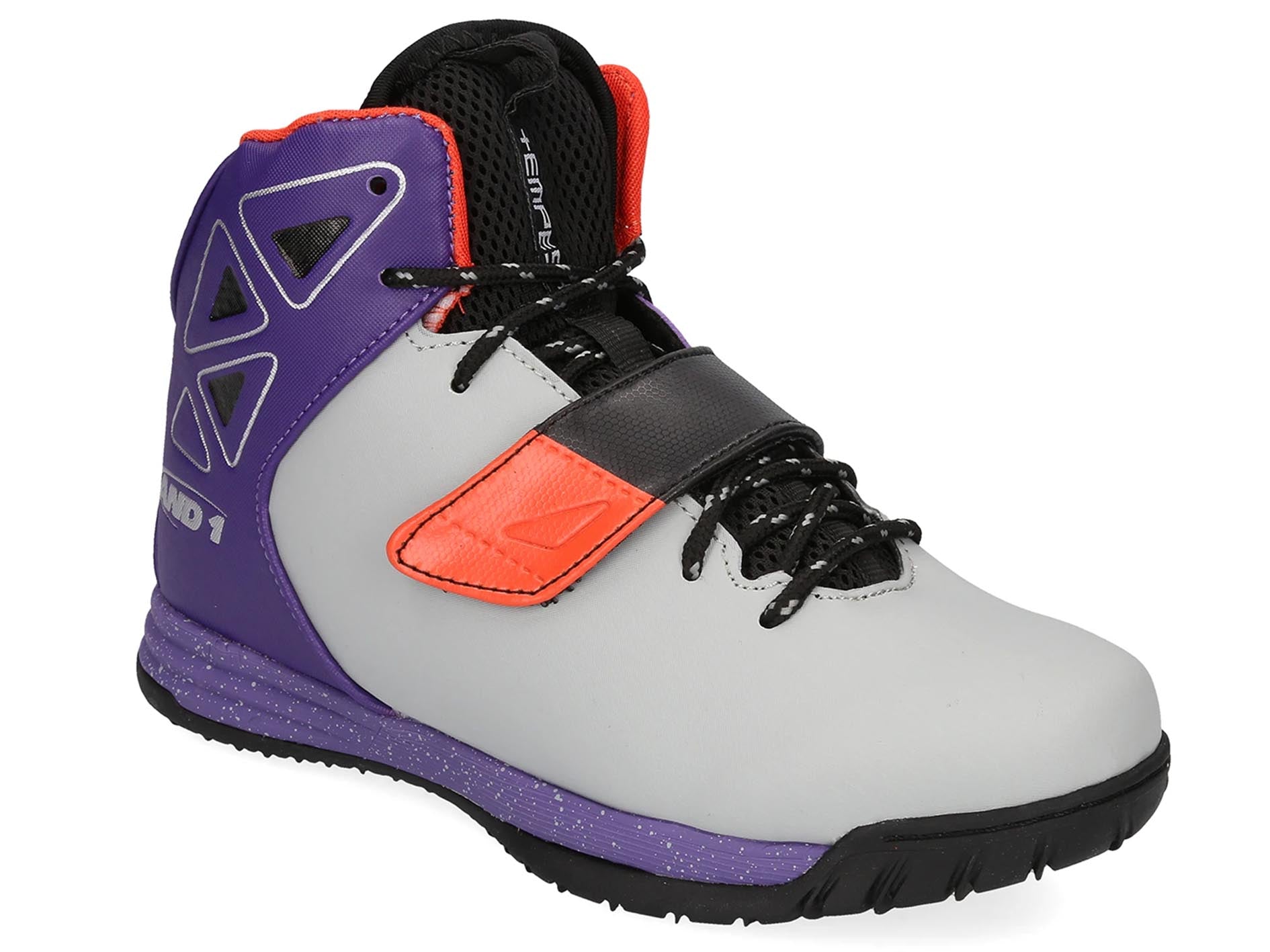 And1 Kids Tempest Au Basketball Shoes D1098BUBO - Lightweight High-Top Sneakers for Boys & Girls - Perfect for Indoor/Outdoor Court Play & School Sports