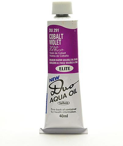 Holbein Duo Aqua Artist Oil Color - Cobalt Violet (1 Piece) | Professional Water-Soluble Oil Paint for Artists | Perfect for Canvas Painting, Portraits & Fine Art