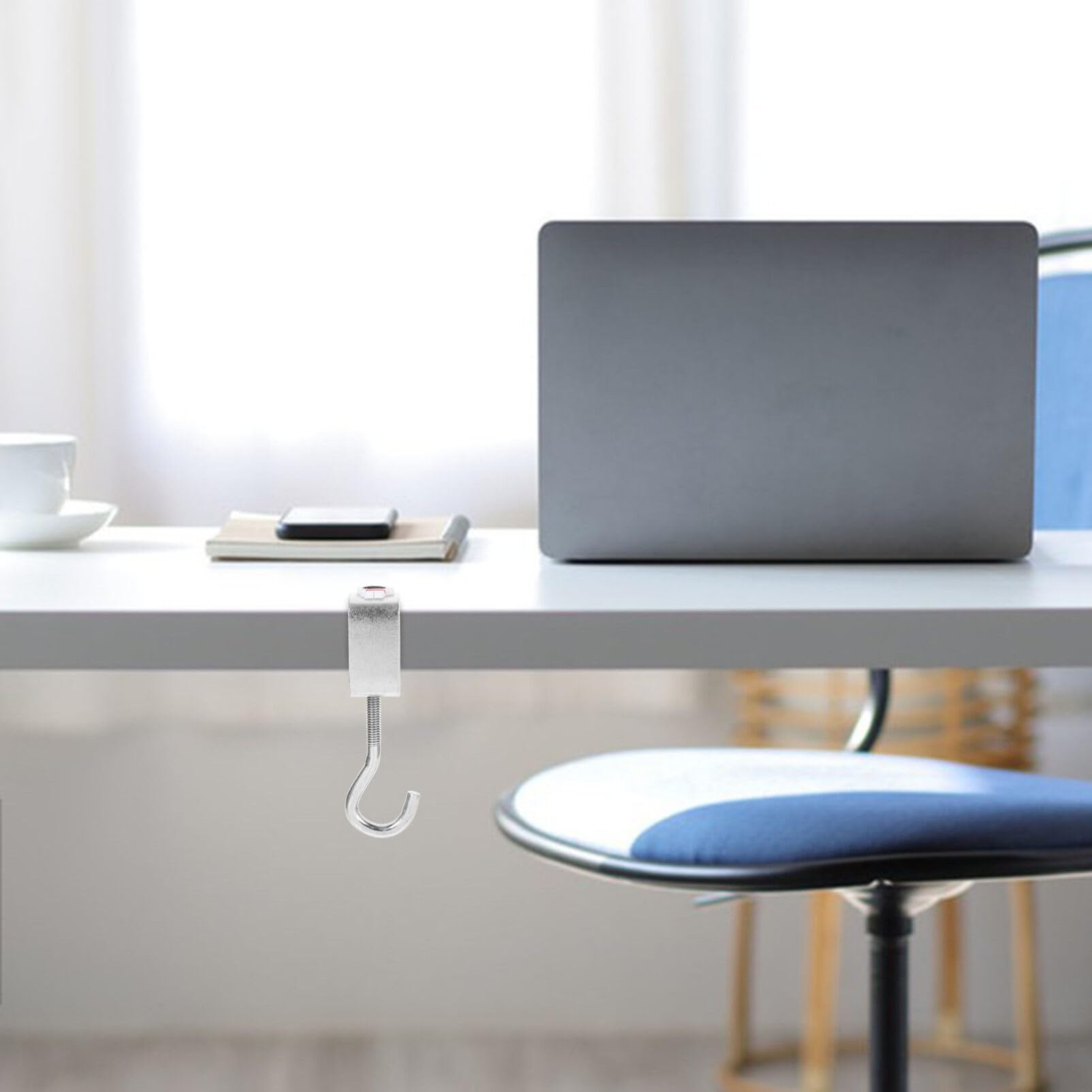 Portable Desk Clamp Hook for Bags & Backpacks - Space Saving Organizer for Office & Home