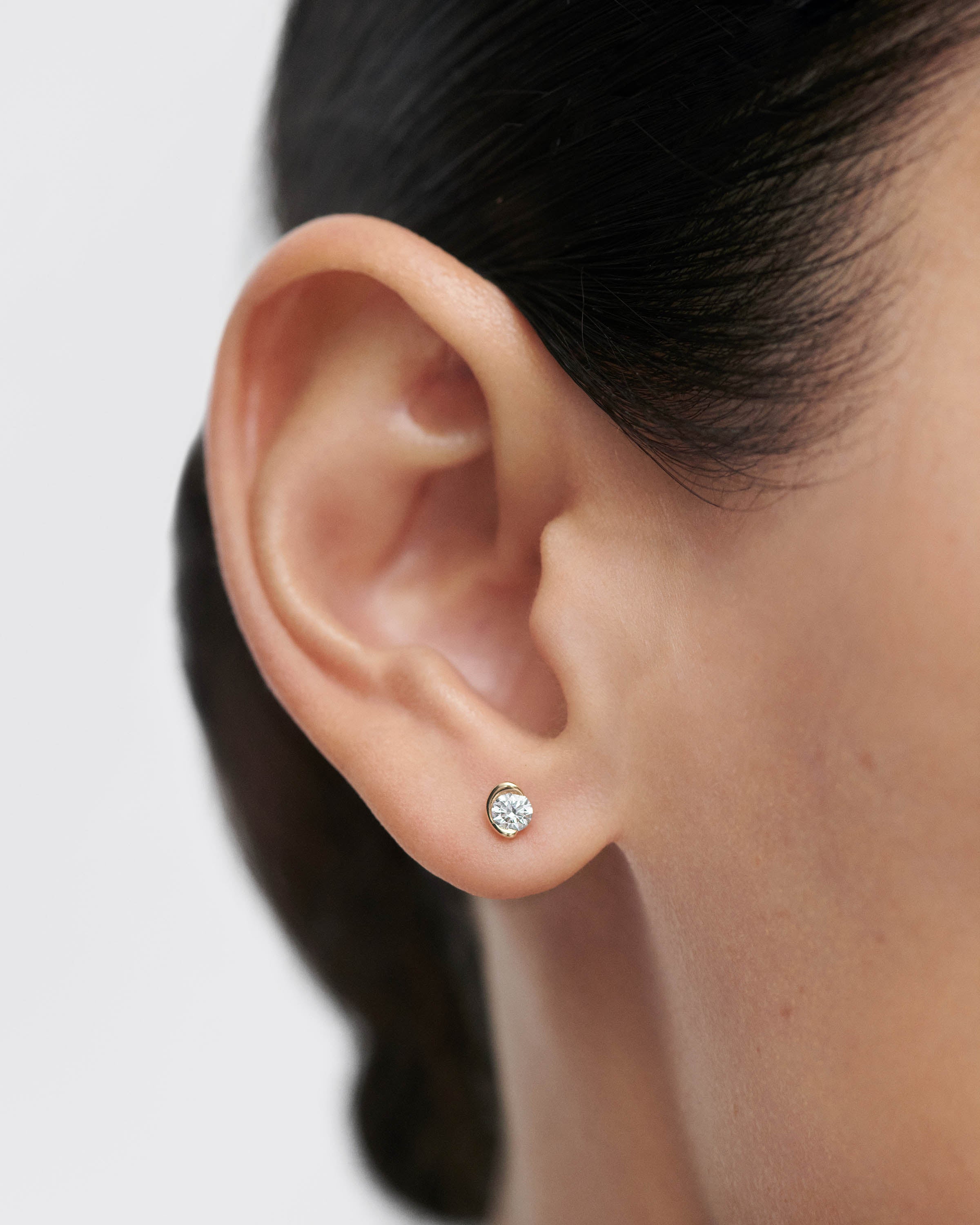Exquisite Delia Diamond and Gold Stud Earrings for Women – Perfect for Weddings, Parties & Everyday Elegance