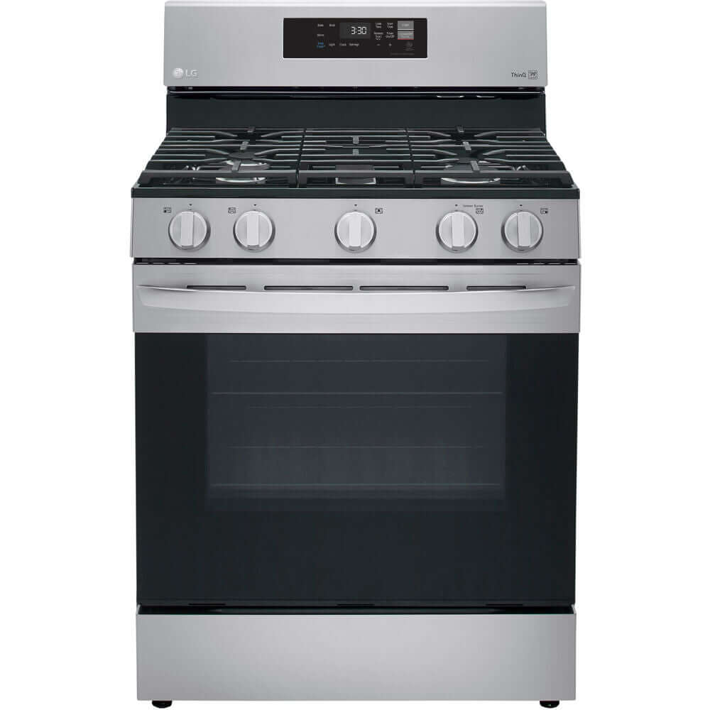 LG LRGL5821S 30-inch Smart Gas Range with EasyClean Technology - Stainless Steel Built-in Oven & Stove for Modern Kitchens | Perfect for Baking, Roasting & Family Cooking