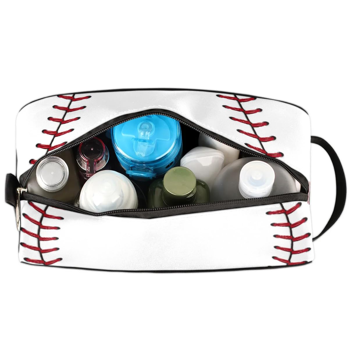 Waterproof Hanging Toiletry Bag for Men & Boys - Baseball Design Travel Cosmetic Organizer, TSA Approved Dopp Kit for Shaving & Makeup | Perfect for Gym, Camping, Business Trips & Bathroom Storage