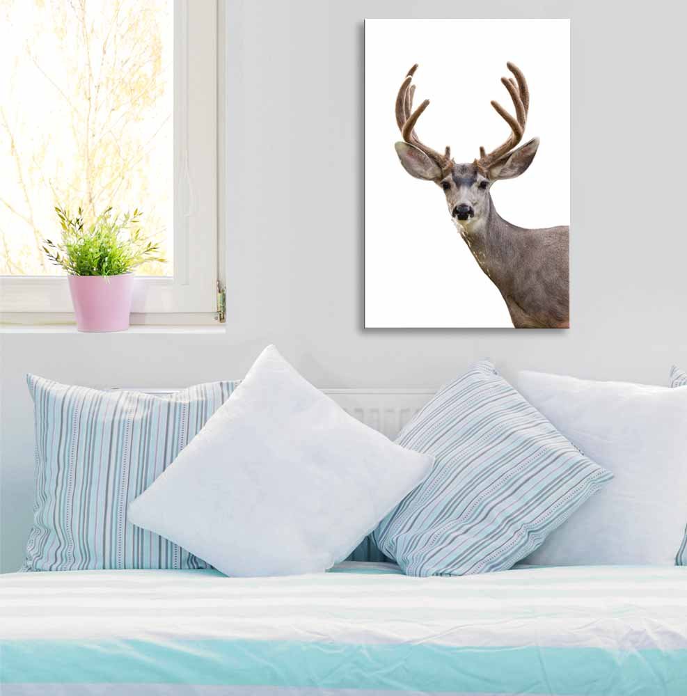 Wall26 - Premium Canvas Wall Art - A Deer Giclee Print, Gallery Wrapped Modern Home Decor, Ready to Hang (32