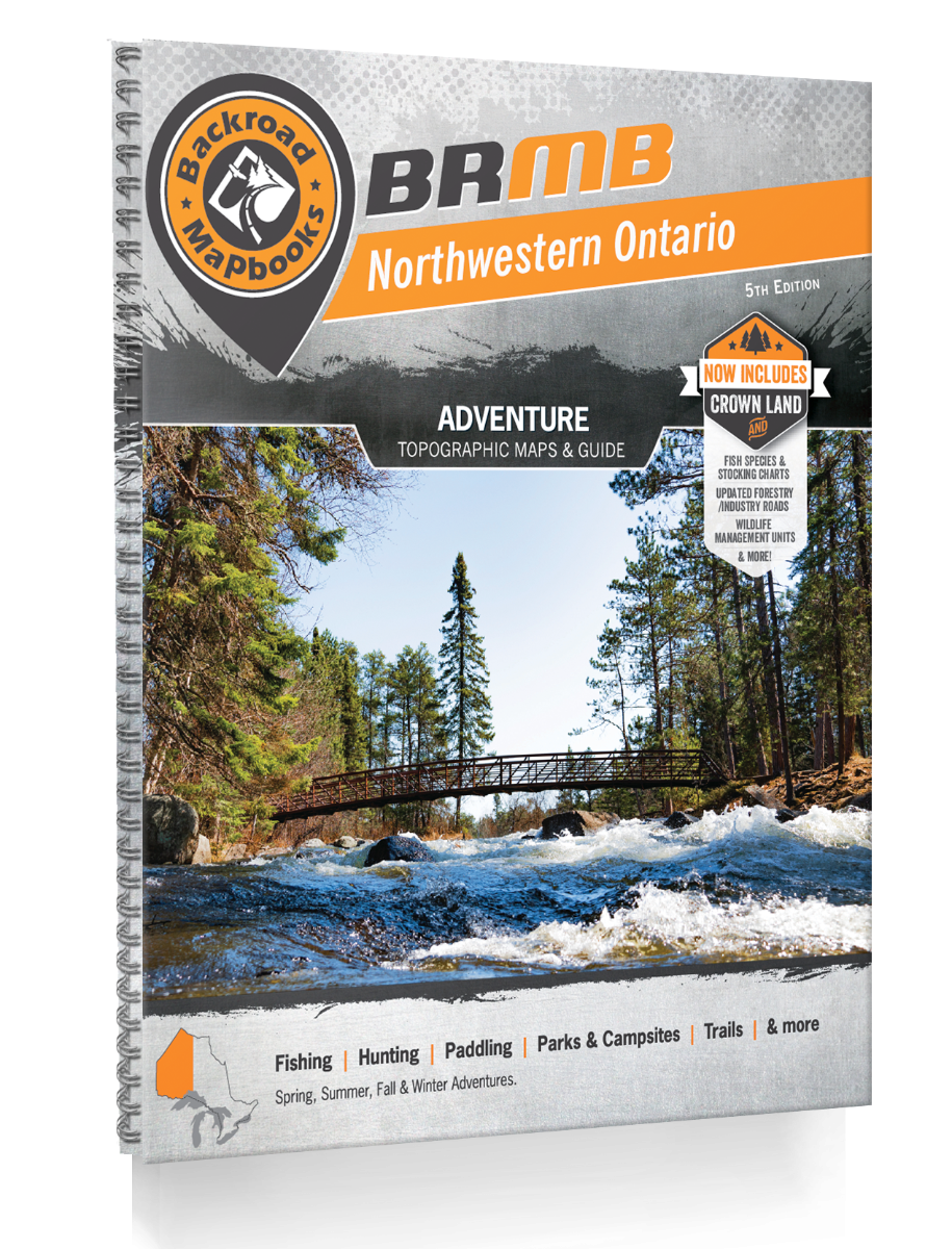 Backroad Mapbooks Northwestern Ontario 5th Edition - Detailed Outdoor Adventure Maps for Hiking, Camping & Fishing in Canada's Wilderness | Perfect for Road Trips & Off-Road Exploration