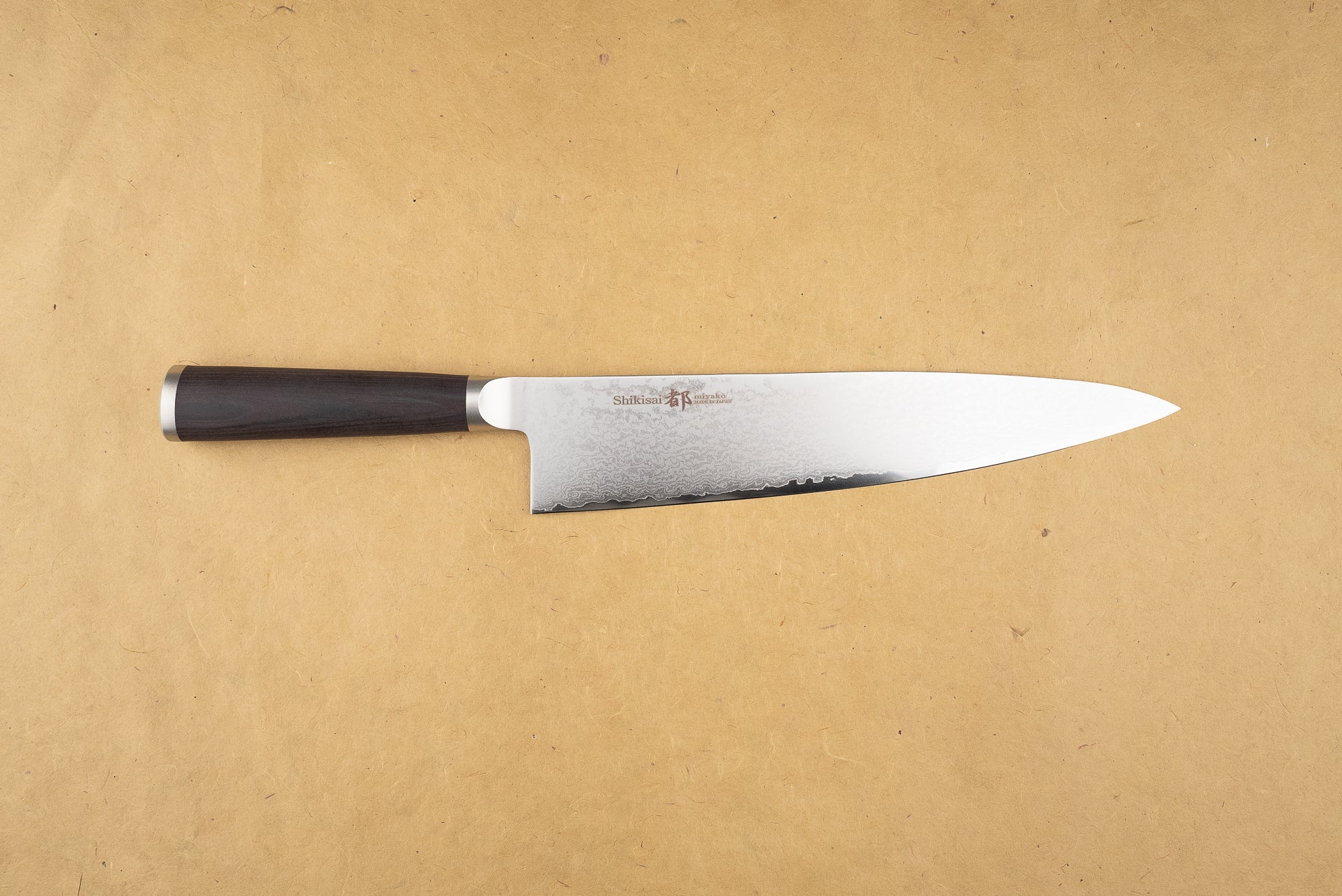 Shizu Hamono Shikisai Miyako 240mm Gyuto Japanese Chef Knife - Premium High Carbon Steel Blade for Professional Cooking, Sushi, Meat Cutting & Kitchen Prep