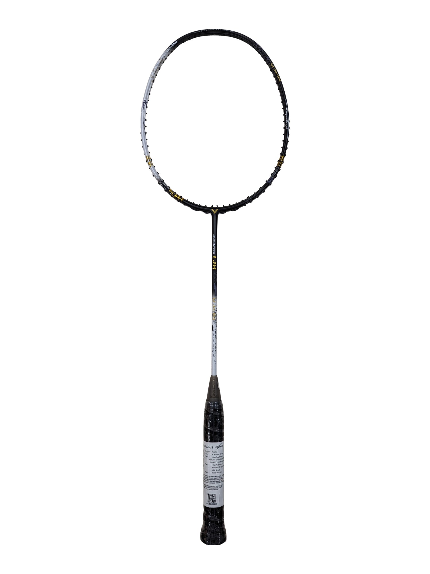 Victor Auraspeed LJH Badminton Racket - Lightweight Carbon Fiber Badminton Racket for Professional & Intermediate Players - Perfect for Tournaments & Training Sessions