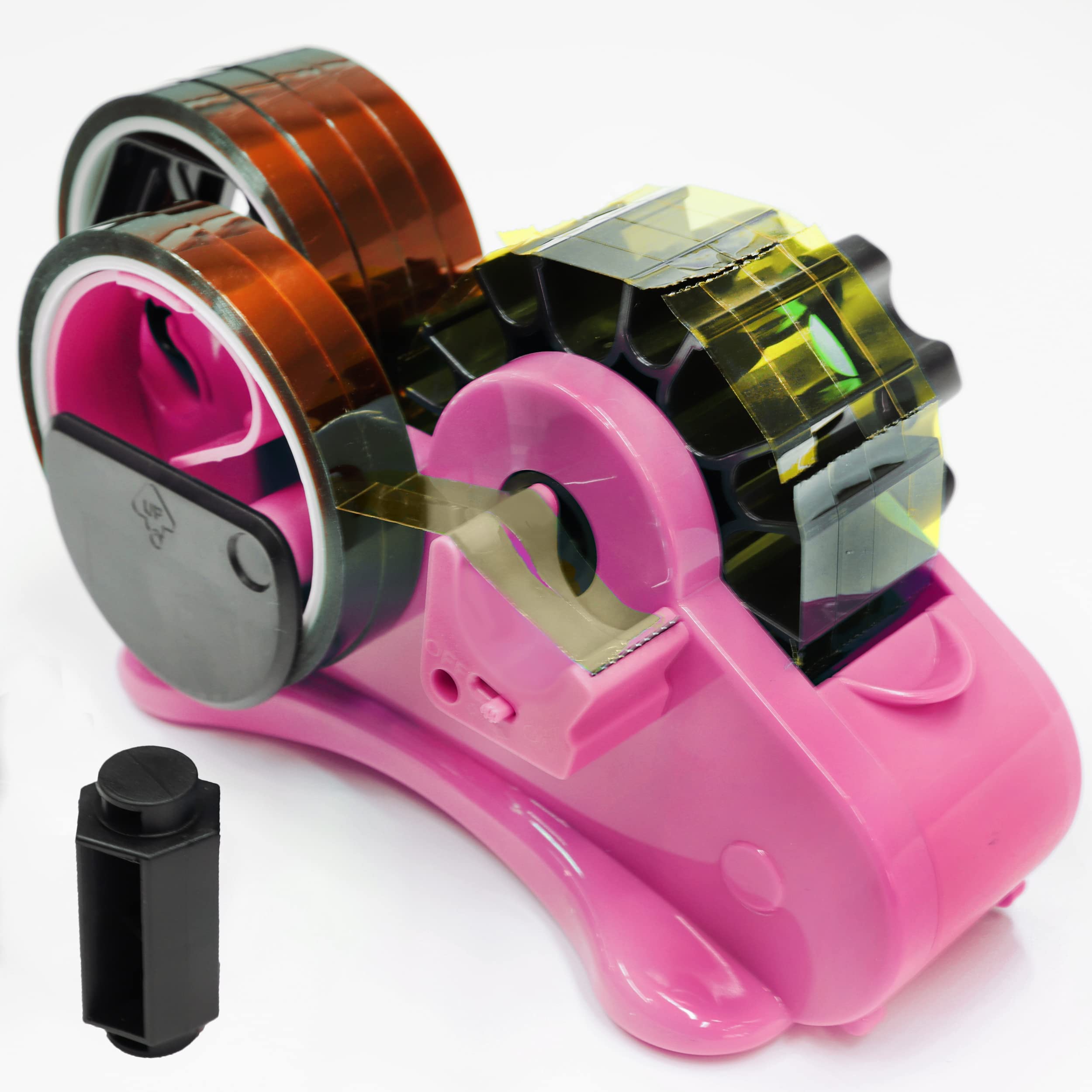 Pink Semi-Automatic Heat Tape Dispenser for Sublimation - 1