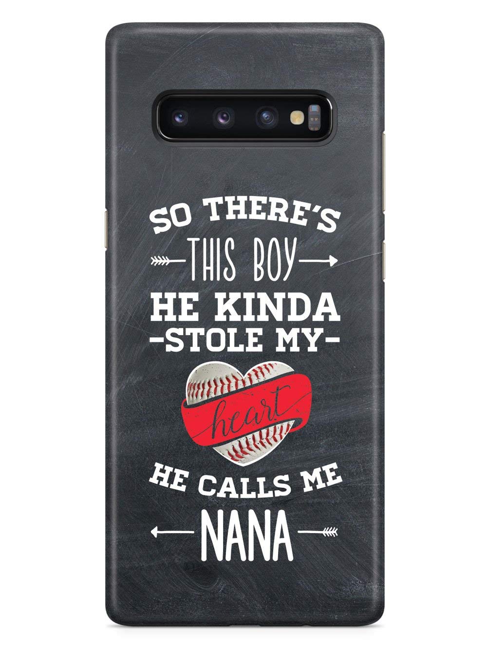 Inspired Cases - Samsung Galaxy S10 Plus Phone Case - 3D Textured Protective Cover with Baseball Player Design - Durable Shockproof Slim Fit Case for Samsung S10+ - Perfect for Sports Fans & Daily Use