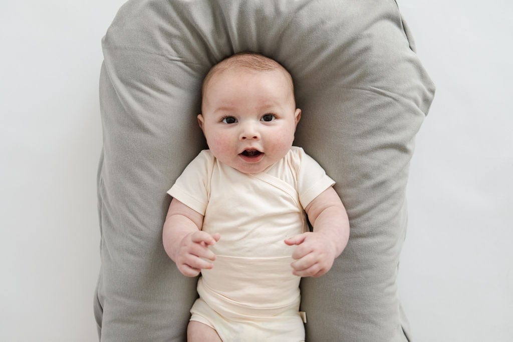 Organic Cotton Cover for Snuggle Me Infant Lounger - Soft & Breathable Baby Nest Cushion Protector - Perfect for Nursery, Playtime & Co-Sleeping
