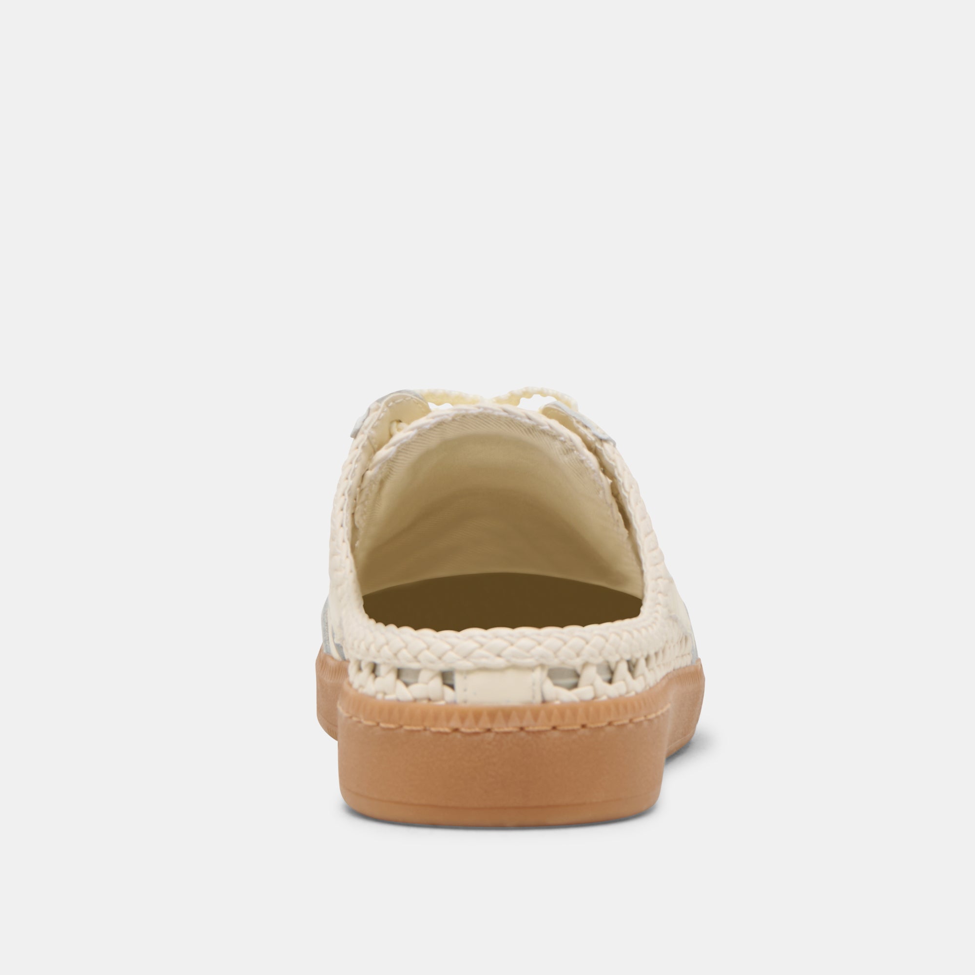 Notice Slide Woven Sneakers - Off-White Woven Stella | Comfortable & Stylish Slip-On Shoes for Casual Wear, Beach, and Summer Outfits