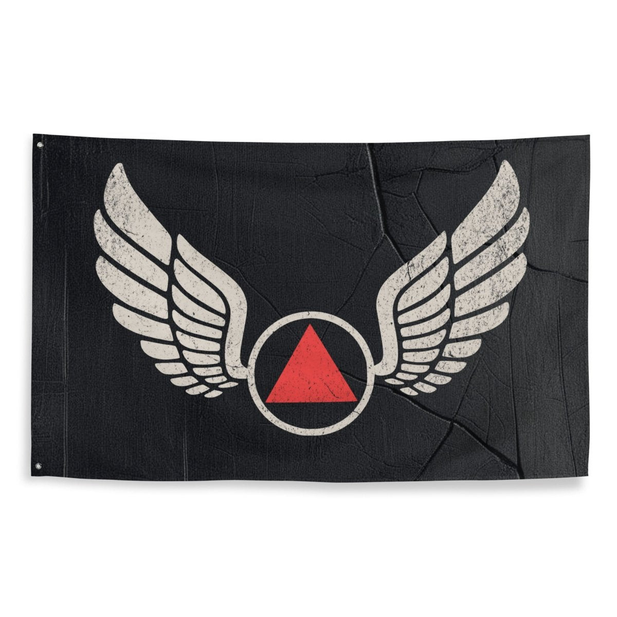 Wings of Recovery Wall Flag – Red Triangle Edition | Inspirational Home Decor for Living Room, Bedroom & Office | Motivational Gift for Healing & Wellness