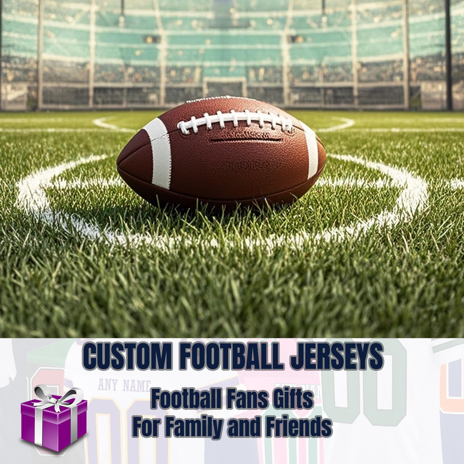 Custom Football Jerseys Personalized with Name & Number - Youth & Adult Sizes for Men & Women - Team Sports, Gifts & Game Day Outfits