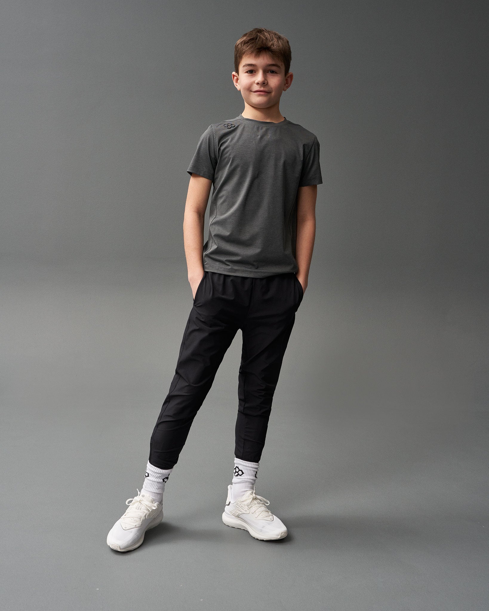 RUDIS Performance Heather Youth T-Shirt - Comfortable & Durable Athletic Shirt for Kids - Perfect for Sports, Training & Casual Wear