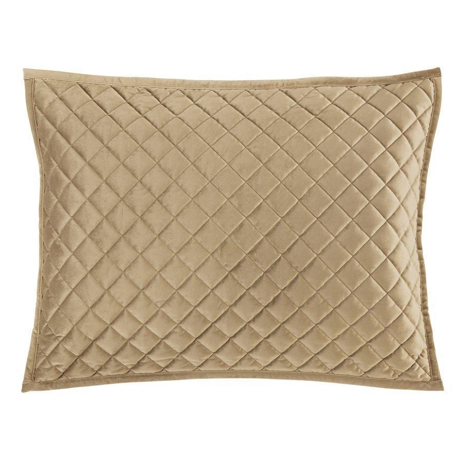 Luxury Velvet Quilted Pillow Sham Set - Soft & Elegant Bedding Decor for Sofa, Bed, Couch - Perfect for Home, Hotel, and Living Room Decor