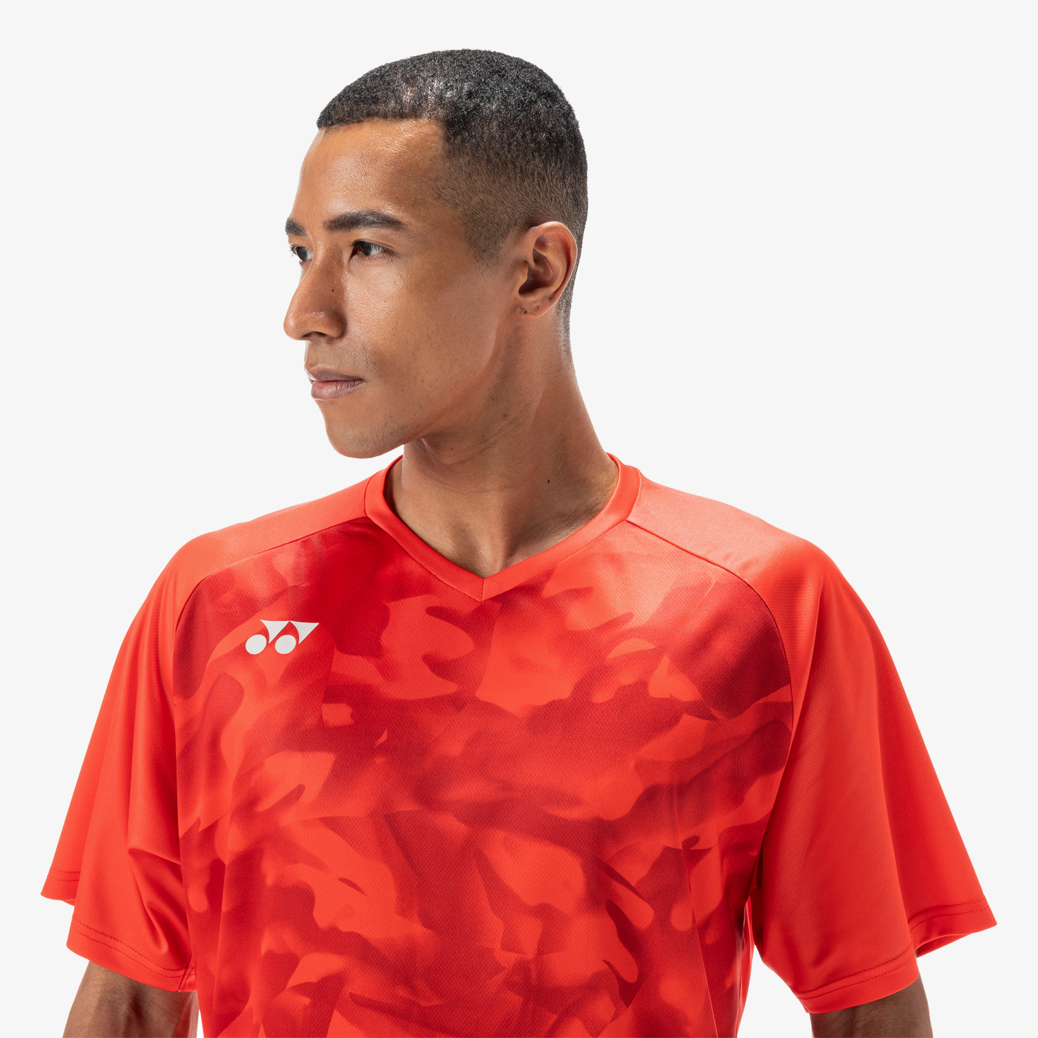 Yonex YM0033 Men's Crew Neck T-Shirt - Pearl Red | Breathable & Comfortable for Tennis, Running & Casual Wear