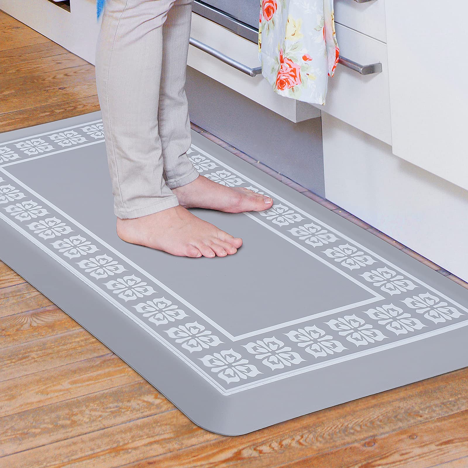 Premium Anti-Fatigue Kitchen Mat - Non-Slip Cushioned Floor Mat for Standing Comfort in Kitchen, Office & Garage (30