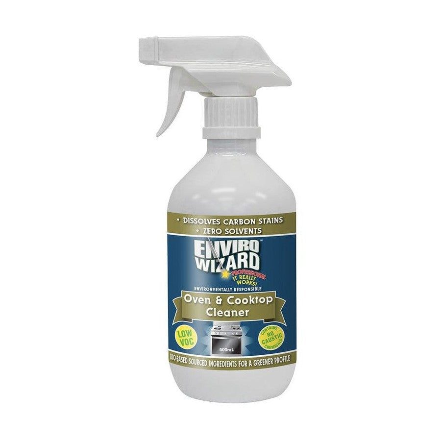 Enzyme Wizard Oven & Cooktop Cleaner - Natural & Powerful Degreaser for Stove, Range Hood & Kitchen Appliances | Safe for Food Surfaces | Perfect for Deep Cleaning & Stain Removal