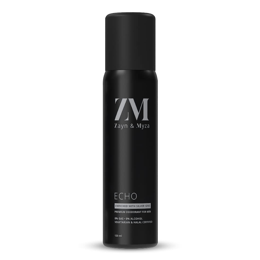ZM Zayn & Myza Echo Alcohol-Free Deodorant for Men | 120ml Long-Lasting Freshness with Citrus Scent | Ideal for Gym, Work & Daily Use