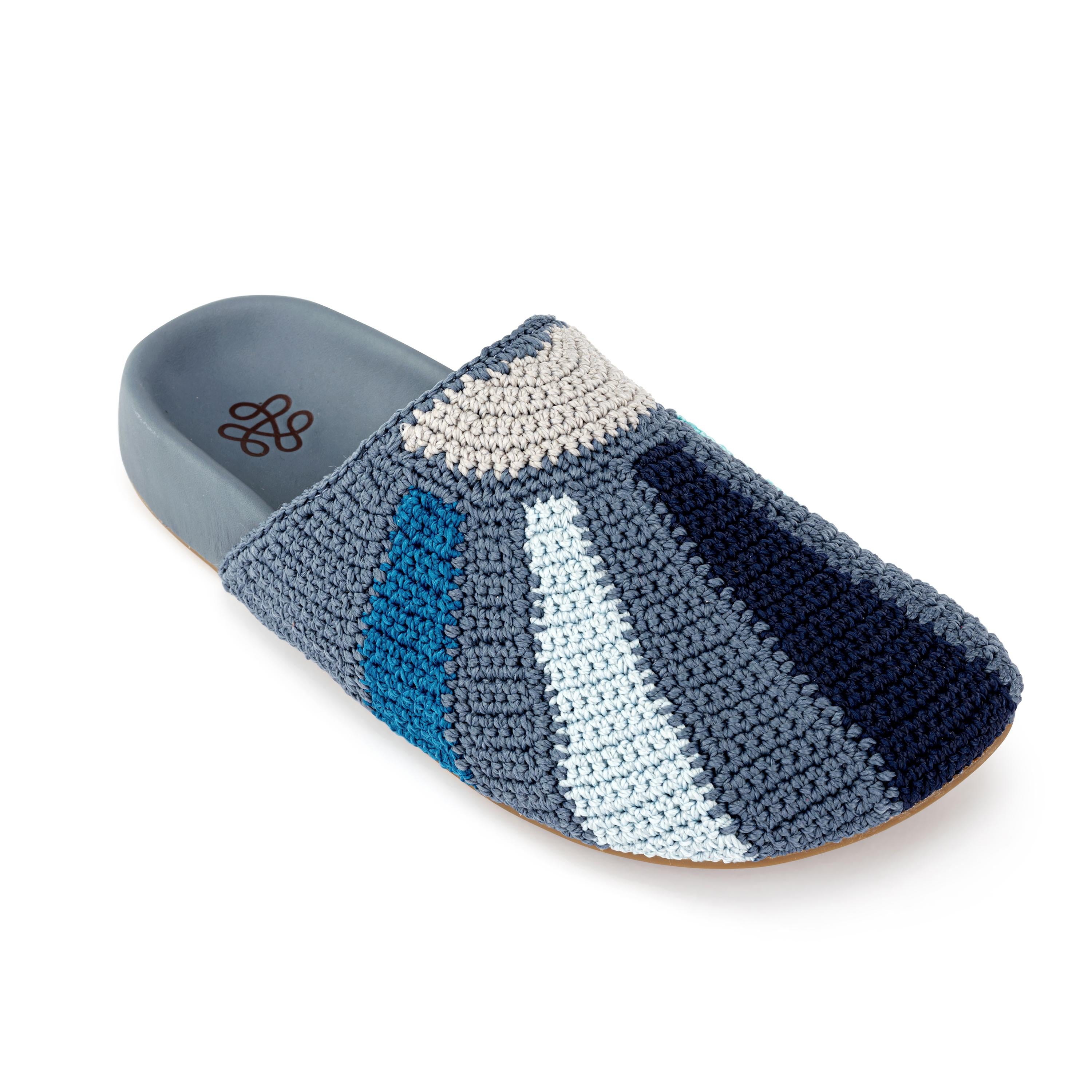 Bolinas Crochet Clogs for Women - Comfortable Handmade Summer Slide Sandals with Arch Support - Perfect for Beach, Pool, and Casual Outings
