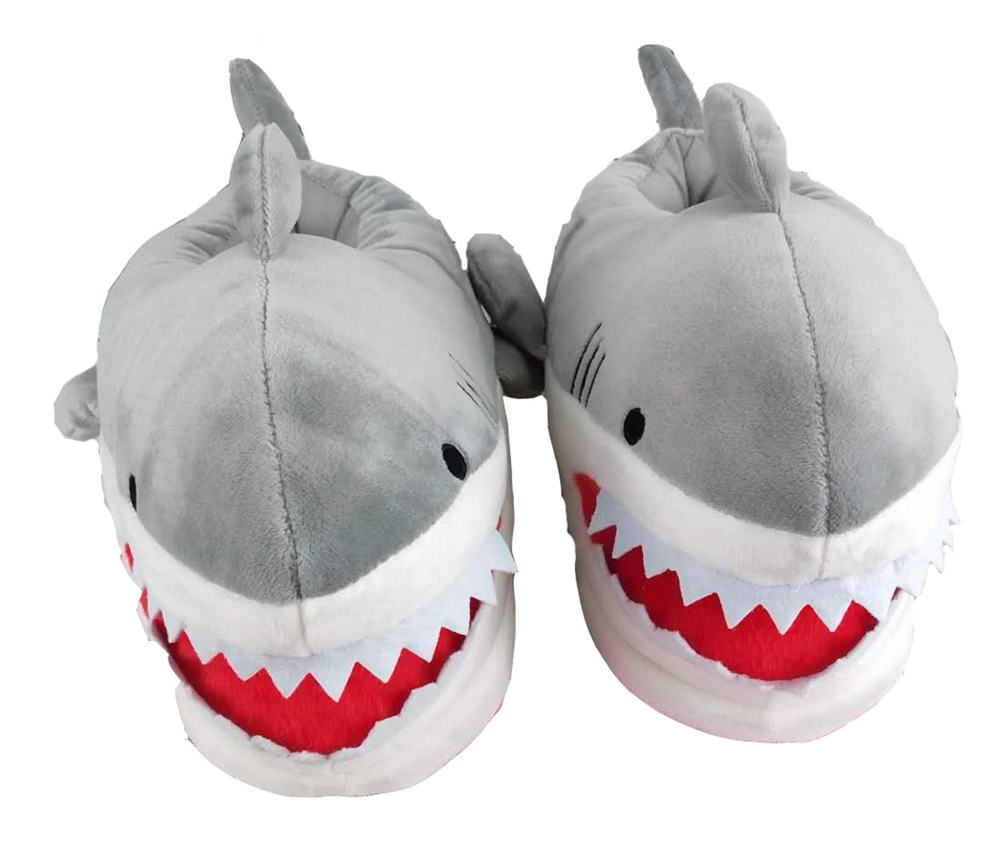 Cute Shark Slippers for Women & Men - Cartoon Animal Plush House Shoes, Warm Winter Slippers with Soft Comfort - Perfect for Home, Lounge & Gift Giving