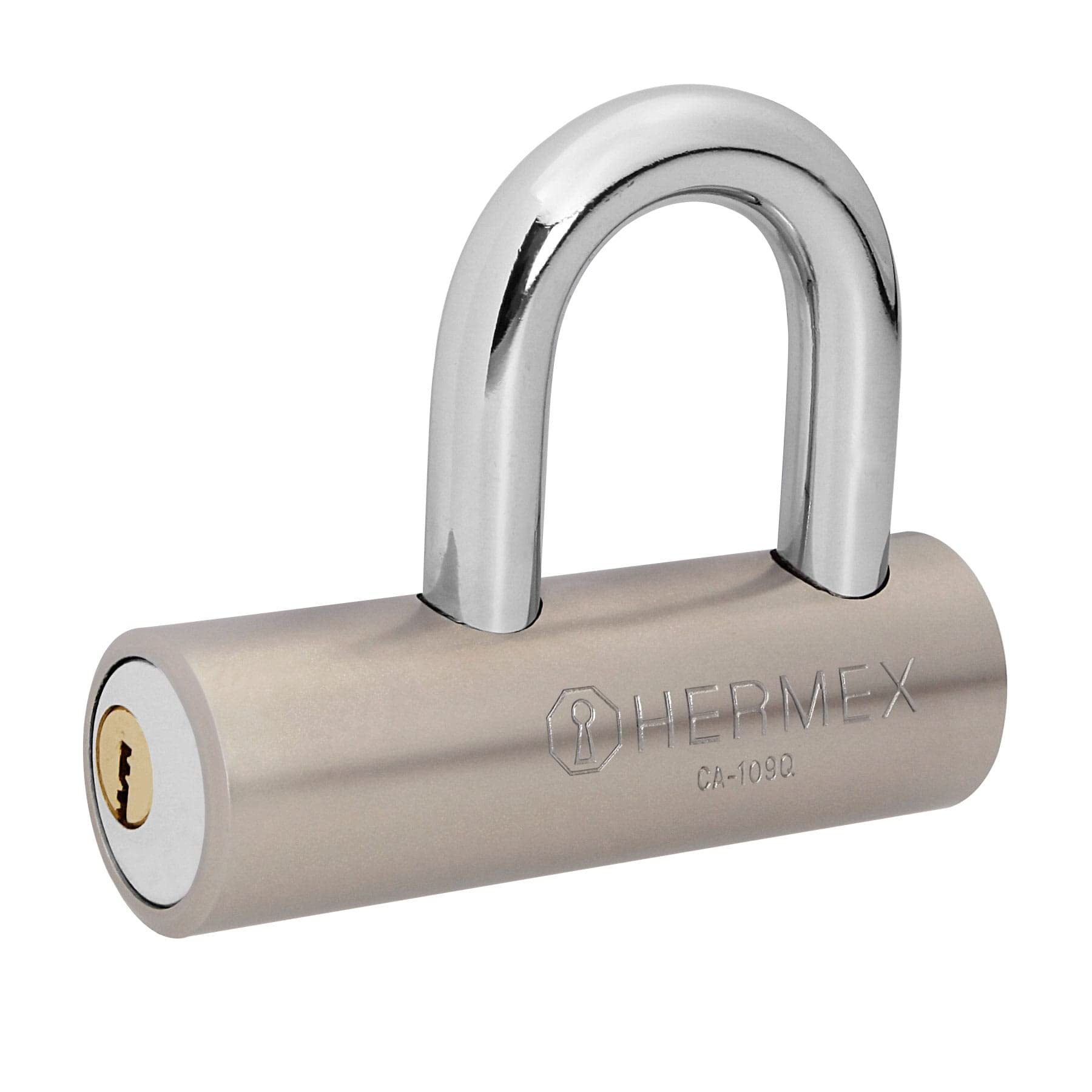 Heavy Duty Steel Padlock 4.3 Inch (109mm) with Short Shackle - Secure Storage Lock for Toolboxes, Lockers, Gates & Outdoor Use
