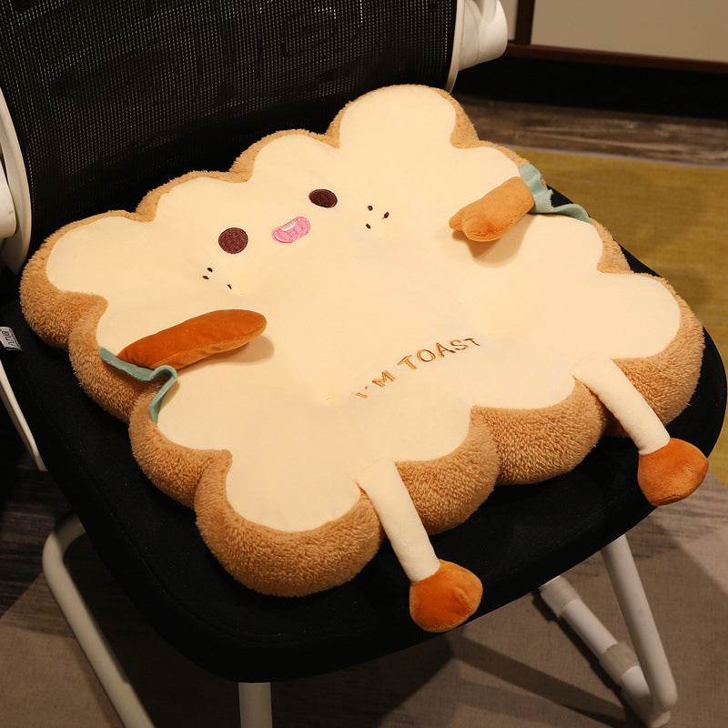 Cozy Kawaii Plush Chair Pillow - Cute Anime Stuffed Seat Cushion for Bedroom, Living Room & Gaming Setup