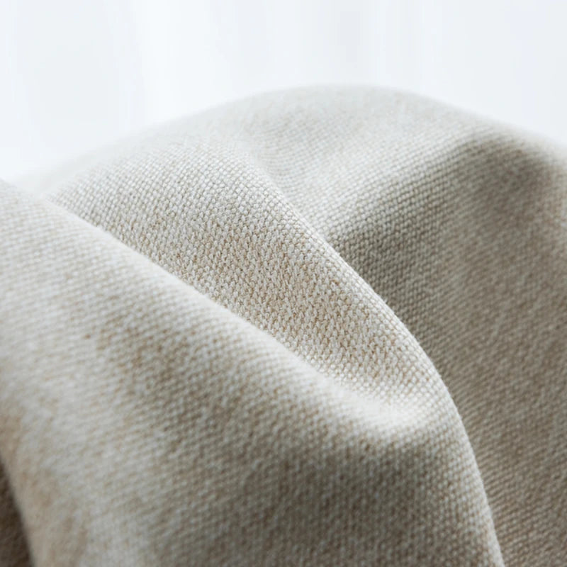 Mila Linen Curtain Swatch Samples - Premium Natural Linen Fabric for Drapes & Window Treatments - Perfect for Living Room, Bedroom & Home Decor