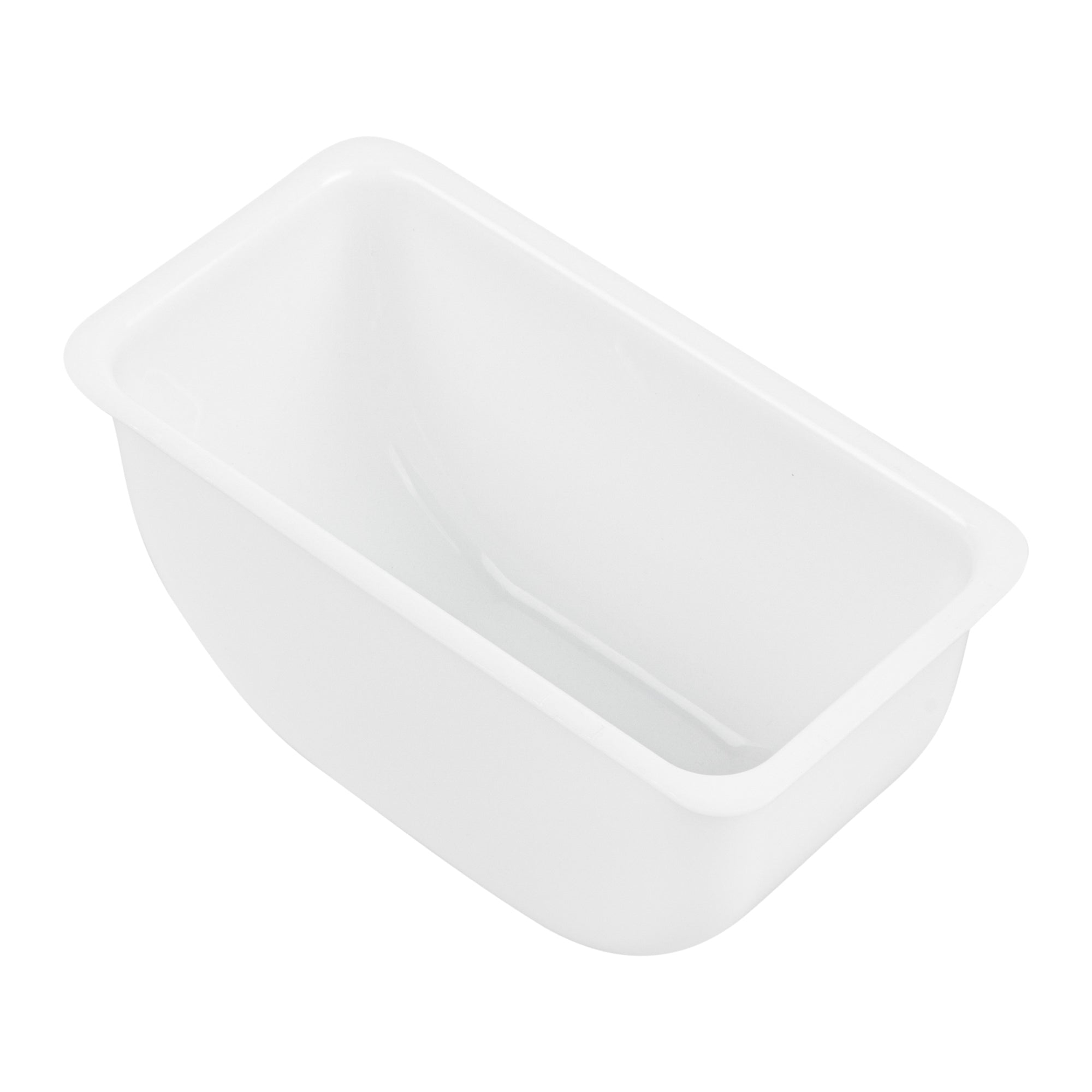 Bar Lux 1 Pint White Plastic Insert for 6-Compartment Condiment Caddy - Perfect for Restaurants, Catering & Home Kitchen Organization (1 Count Box)