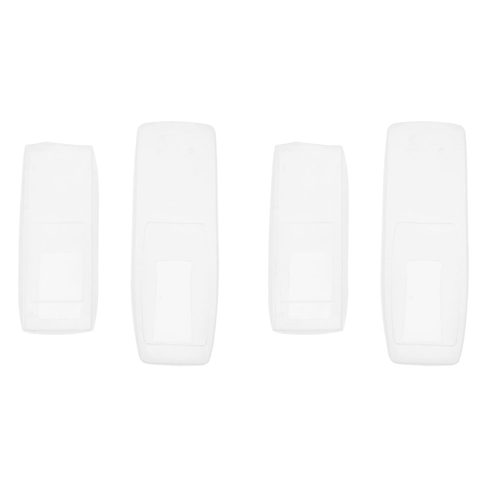 Cabilock 4Pcs Clear Silicone TV Remote Cover - Shockproof Protection for Home Theater