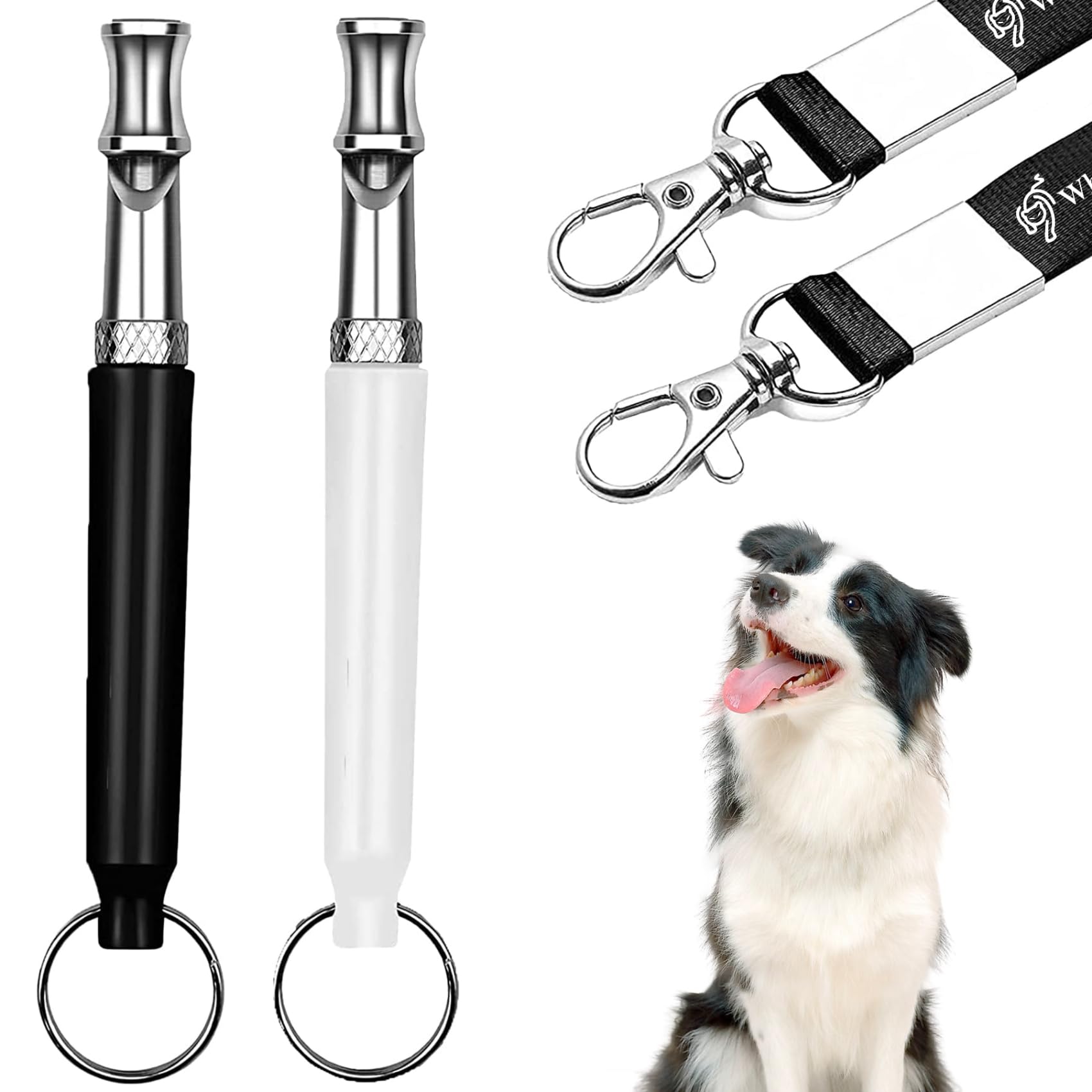 Adjustable Stainless Steel Dog Training Whistle with Lanyard - Professional Dog Communication Tool for All Breeds & Training Levels - Perfect for Outdoor, Hunting, and Obedience Training