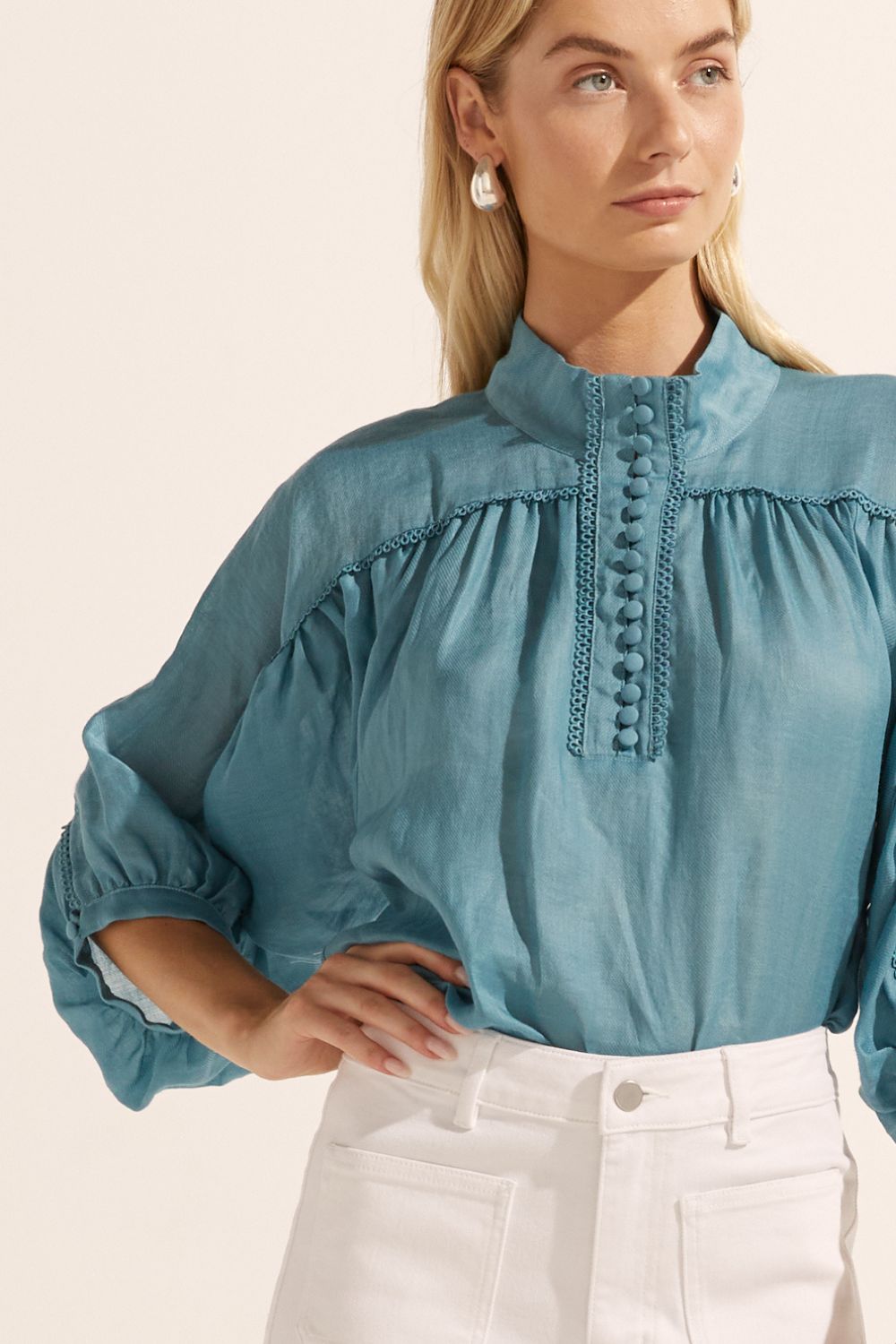 Zoe Kratzmann Adage Top Women's Fashion Blouse - Elegant Casual Shirt for Work & Everyday Wear | Perfect for Office, Date Night & Weekend Outfits