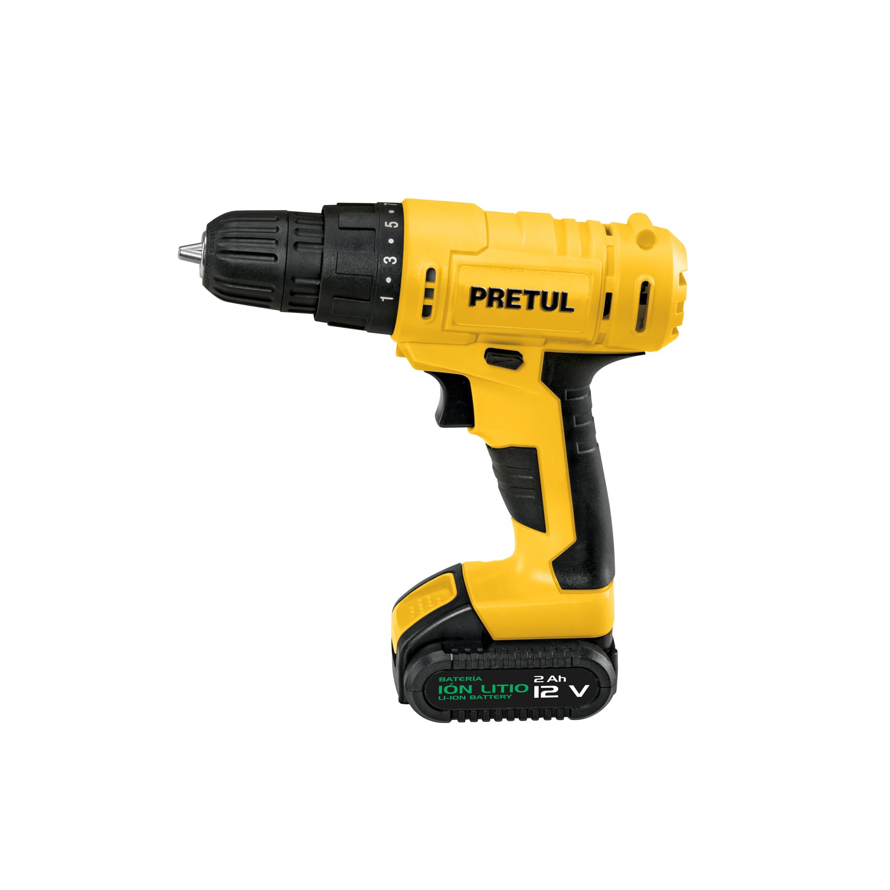 12V Cordless Drill with Lithium-Ion Battery - Lightweight & Powerful for DIY Home Projects, Woodworking, and Furniture Assembly