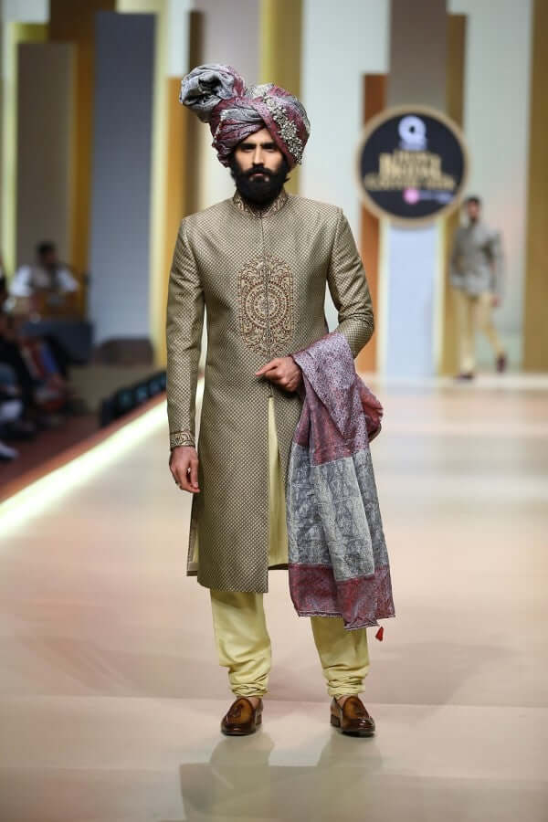 Premium A.I Signature Sherwani for Men - Elegant Indian Wedding Attire - Perfect for Weddings, Festivals & Special Occasions