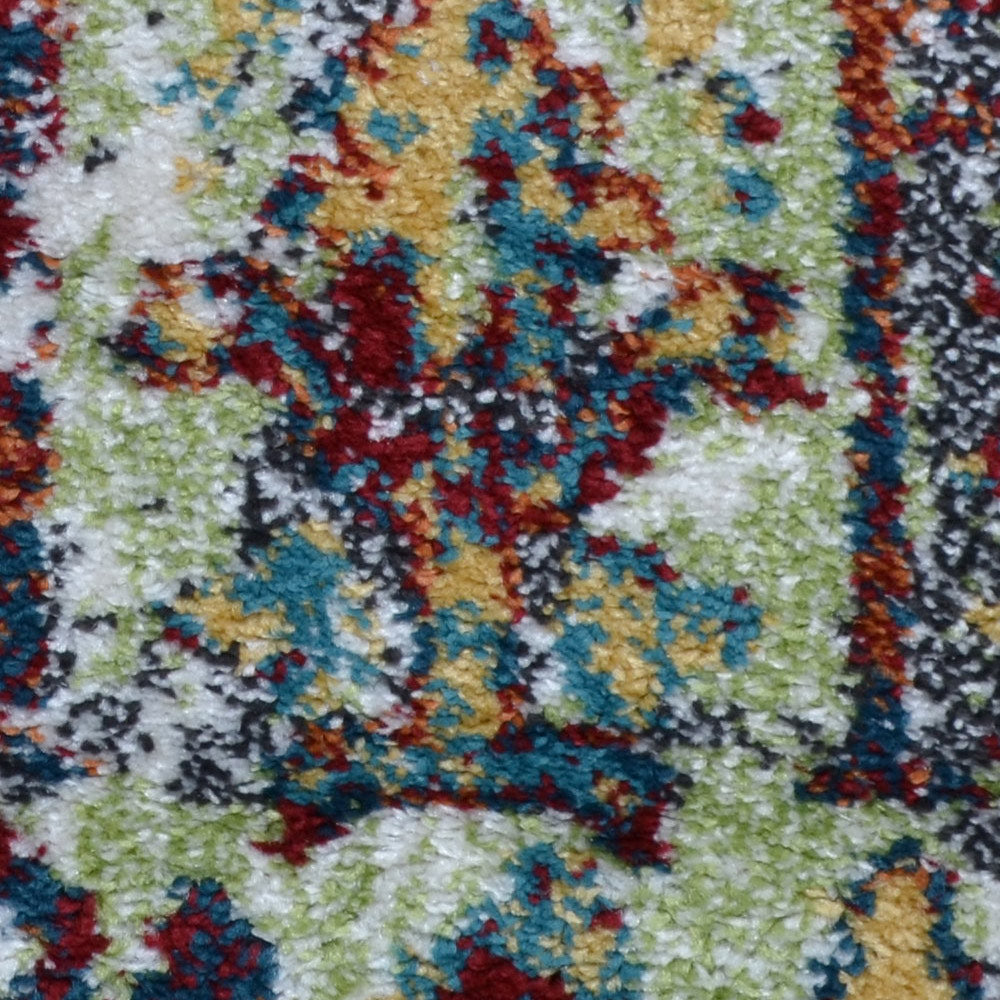 Artful Machine Woven Rug - Soft Modern Area Rug for Living Room, Bedroom, Dining Room - Non-Slip Durable Home Decor Carpet
