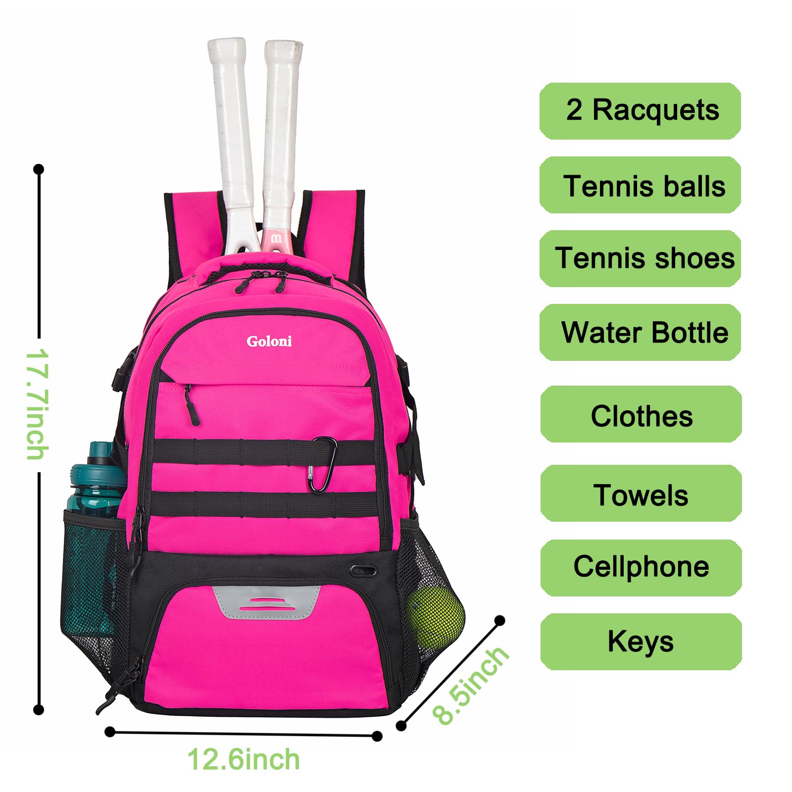 Best Basketball Backpack for Men & Women - Sports Gym Bag with Ball & Shoe Compartments - Perfect for Basketball Practice, Gym Workouts & Travel
