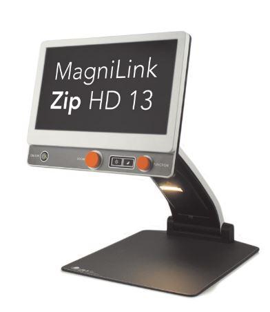 MagniLink Zip - Portable Video Magnifier for Low Vision & Reading Assistance - Ideal for Books, Documents, and Labels at Home, School, or Office