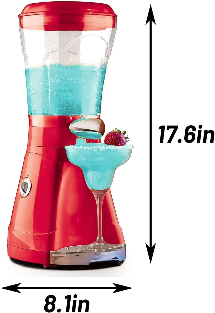 64-Ounce Frozen Margarita Machine - Slushie Maker for Home, Commercial Blender with Easy-Flow Spout | Perfect for Margaritas, Daiquiris, Smoothies & Party Drinks | Ideal for Home Bars, Restaurants & Outdoor Gatherings
