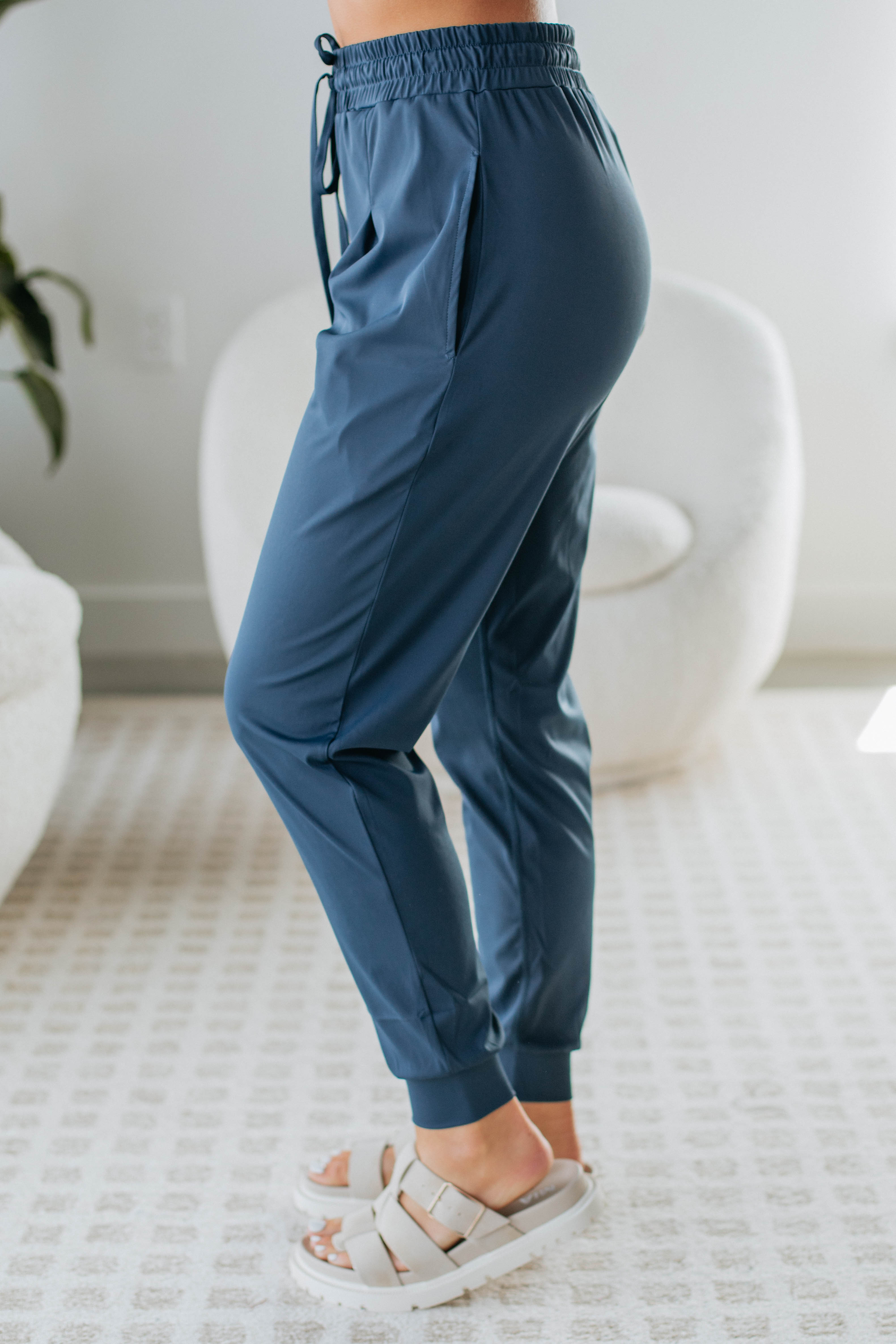 Brent Active Joggers for Men & Women - Comfortable Running Pants with Pockets - Midnight Black - Perfect for Gym, Yoga, Workout & Casual Wear