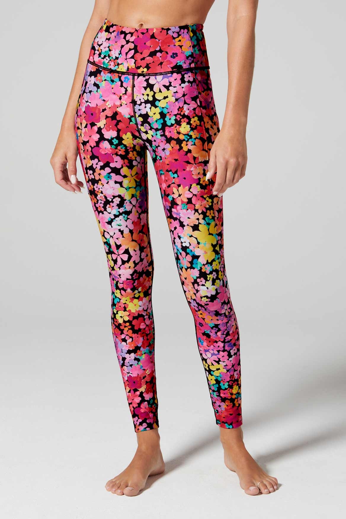 Dakota Legging Meadow Reverie - High Waist Yoga Pants for Women, Soft Stretchy Workout Leggings - Perfect for Yoga, Running, Gym & Lounge Wear