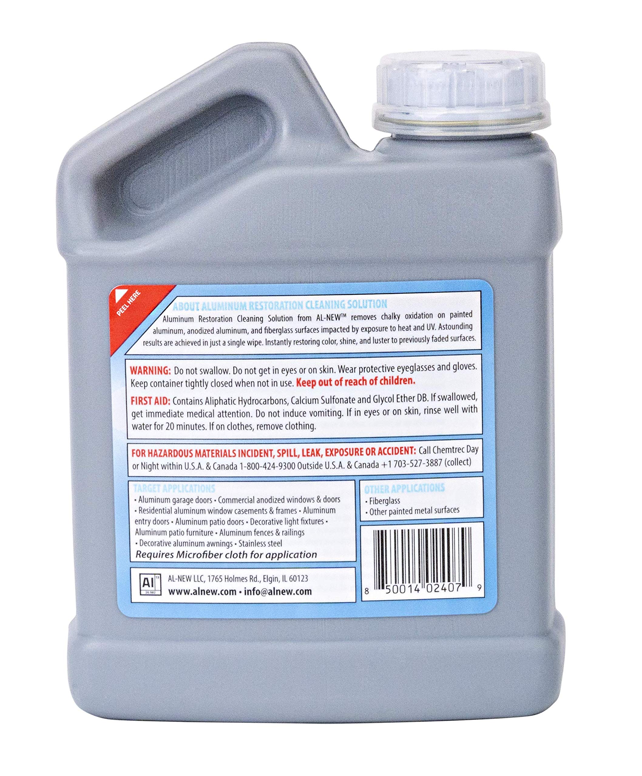 AL-NEW Outdoor Patio Furniture Cleaner Bundle - Restore Faded Metal & Clean Fabric Cushions | Heavy-Duty Rust Remover for Patio Chairs, Tables & Garden Furniture | Perfect for Deck, Poolside & Backyard Cleaning