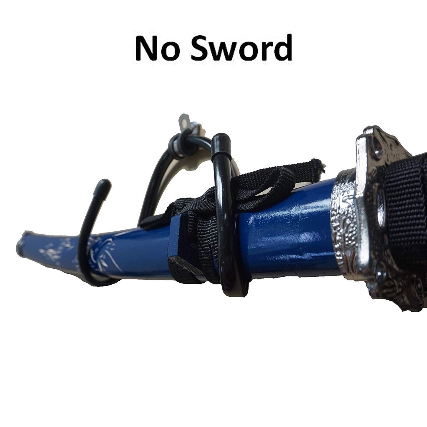 4 Pack Adjustable Sword Wall Mount Display Rack - Secure Holder for Swords, Daggers, Axes & Keyblades - Vertical/Horizontal Wall Mount - Perfect for Home Decor, Game Room & Medieval Themed Displays