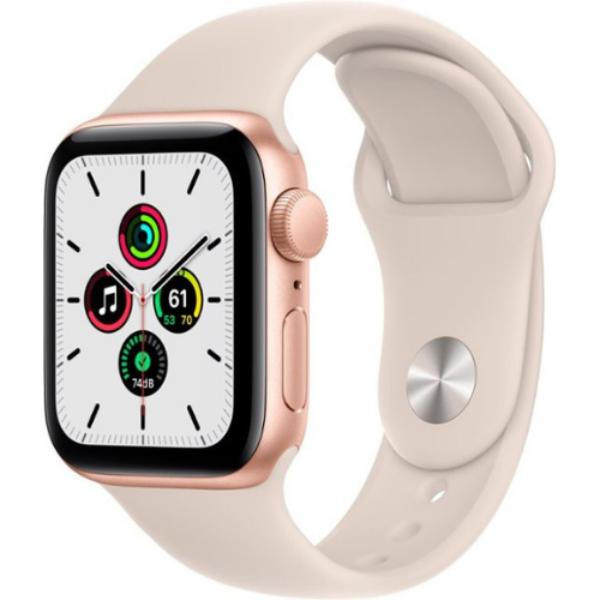 Apple Watch SE 40mm GPS Smartwatch in Gold - Stylish Fitness Tracker with Heart Rate Monitor, Perfect for Running, Workouts & Daily Activity Tracking