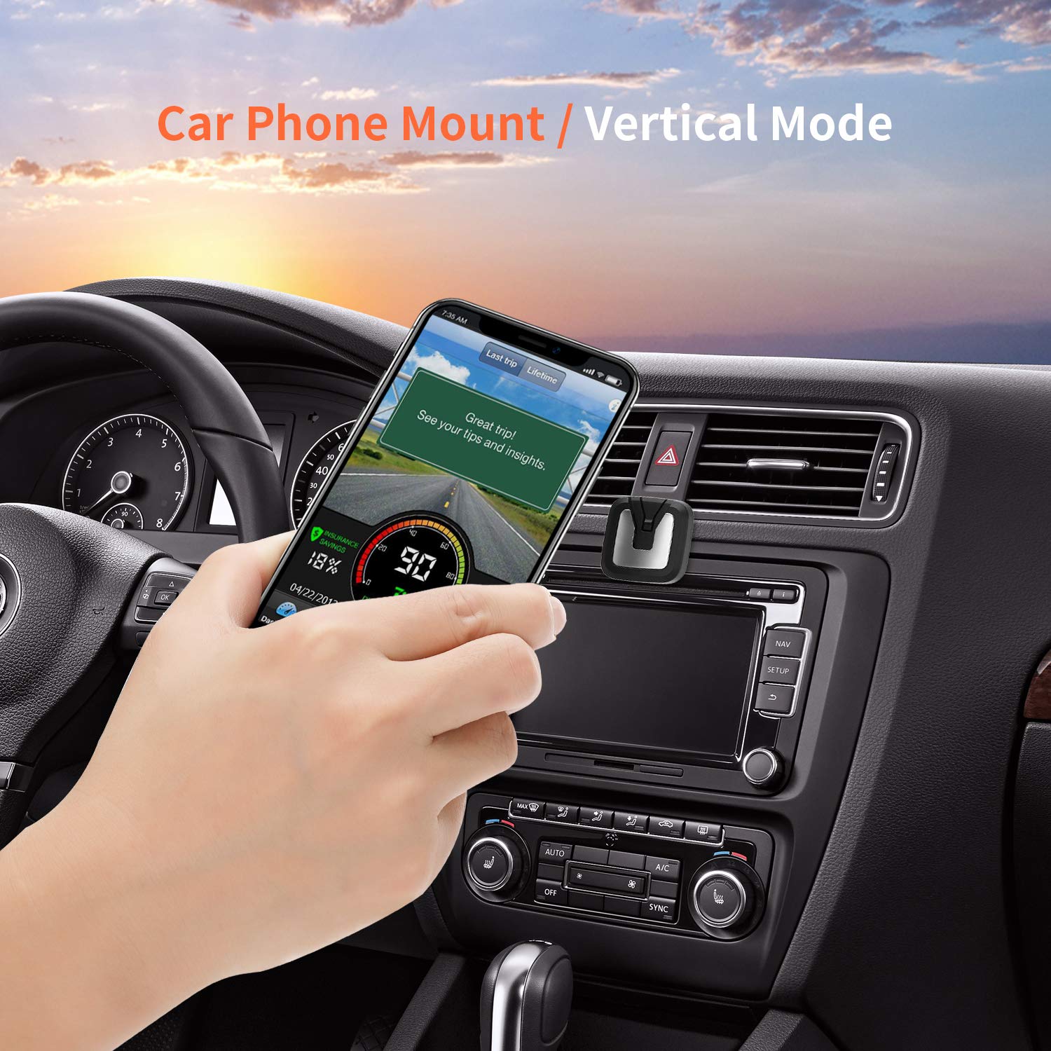 Running Phone Armband with Quick Release & Car Mount - Universal Fit for All Phones - Secure & Stable Holder for Workouts, Jogging & Driving - Perfect for Gym, Outdoor Sports & Commuting