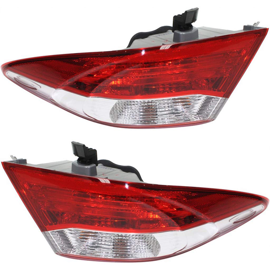 2015-2017 Toyota Camry Replacement Tail Lights Pair - Left & Right Side Compatible with LE/SE/XLE/XLS Models | OEM Part Numbers TO2804121 TO2805121 81560-06640 81550-06640 | Perfect for Night Driving & Enhanced Vehicle Safety