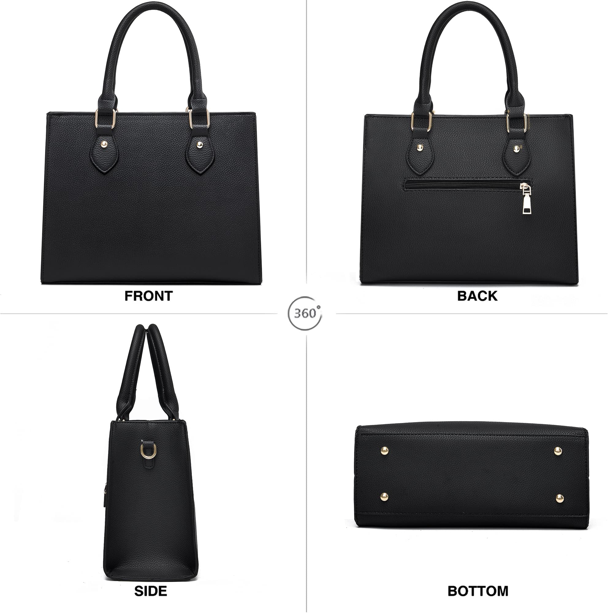 Chicarousal Women's PU Leather Crossbody Purse & Shoulder Bag - Stylish Tote Satchel with Top Handle for Daily Use, Work, Travel & Shopping