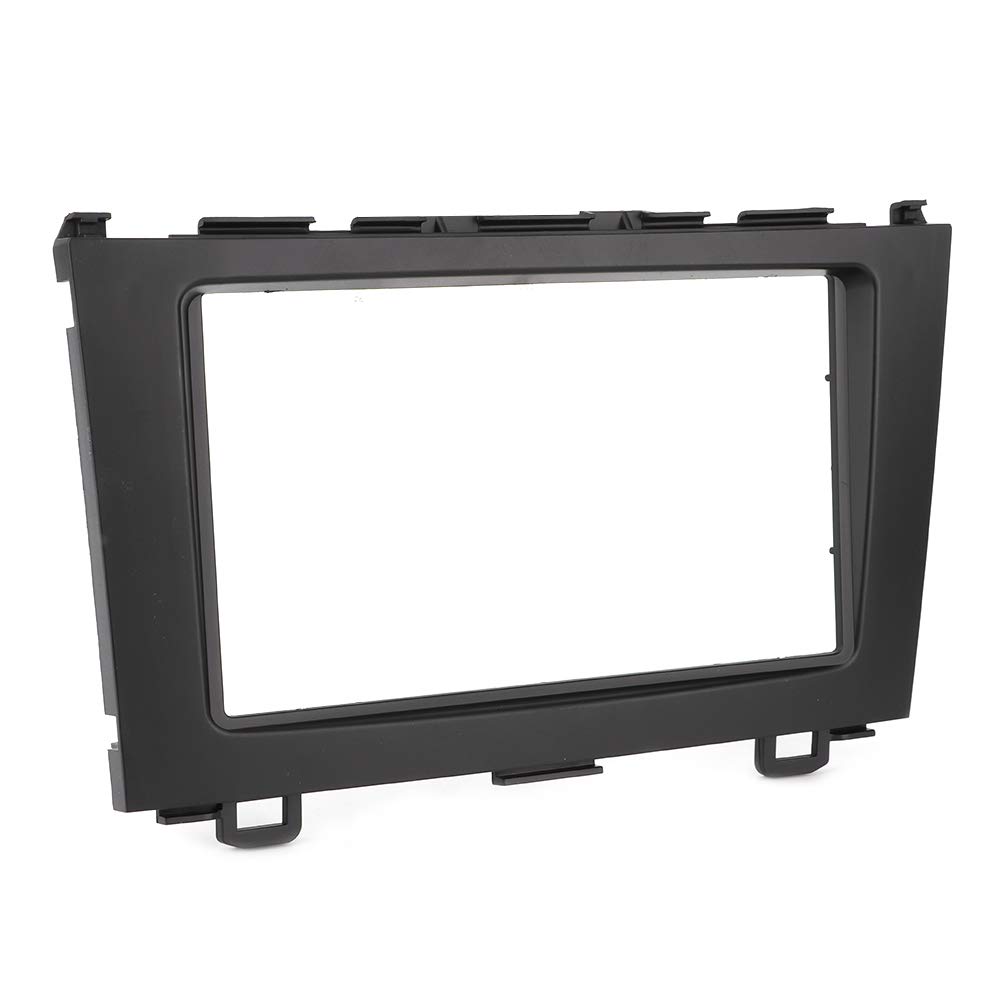 2 DIN Car Stereo Navigation Panel Trim - High Strength Plastic Radio Fascia for Car Audio Modification | Perfect for Toyota, Honda, Ford & More | Easy Installation for Dash Upgrade
